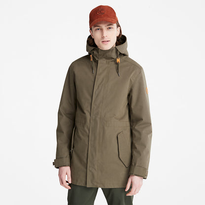 Timberland Mens Snowdon Peak 3-in-1 Waterproof Parka for Men in Green