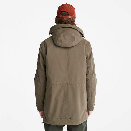 Timberland Mens Snowdon Peak 3-in-1 Waterproof Parka for Men in Green