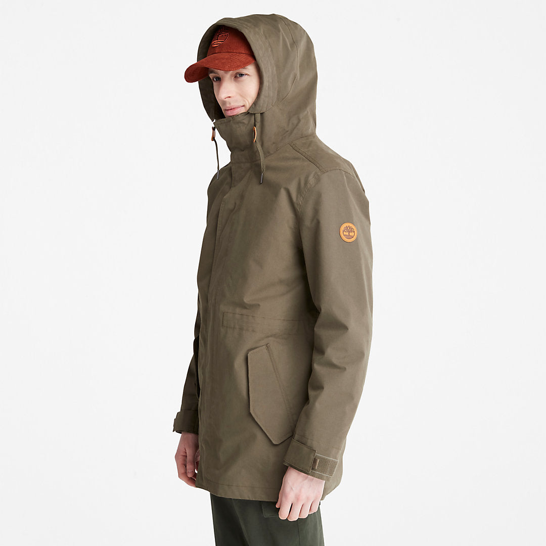 Timberland Mens Snowdon Peak 3-in-1 Waterproof Parka for Men in Green