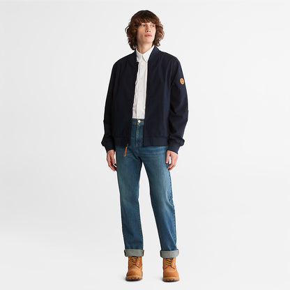 Timberland Mens Outdoor Heritage Bomber Jacket for Men in Navy