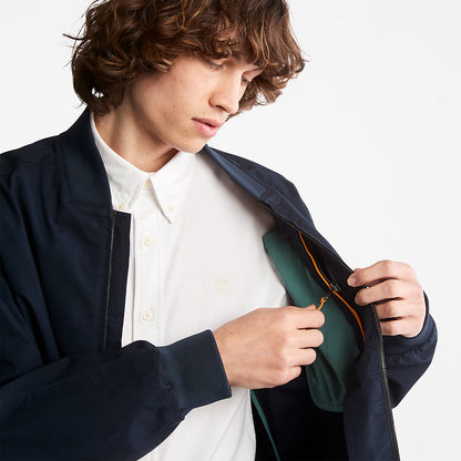 Timberland Mens Outdoor Heritage Bomber Jacket for Men in Navy