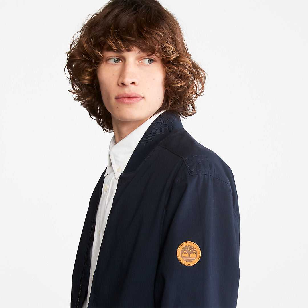 Timberland Mens Outdoor Heritage Bomber Jacket for Men in Navy