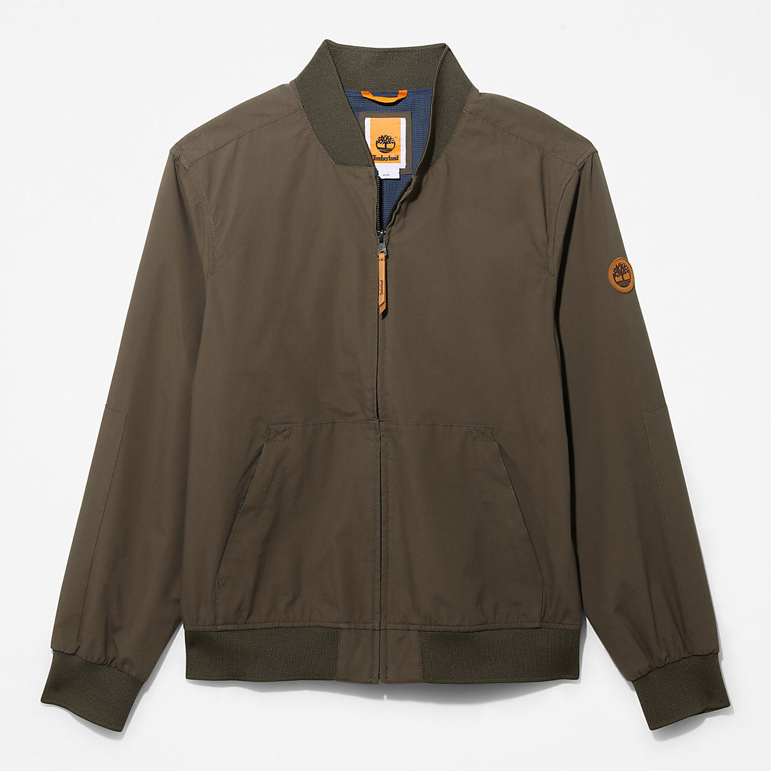 Timberland Mens Outdoor Heritage Bomber Jacket for Men in Dark Green