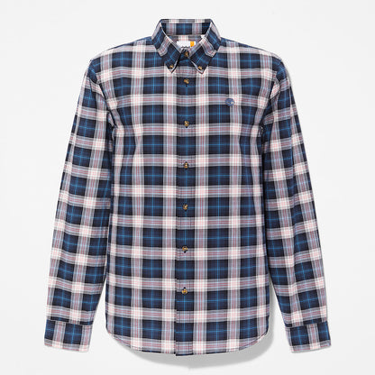 Timberland Mens Eastham River Tartan Shirt for Men in Light Grey