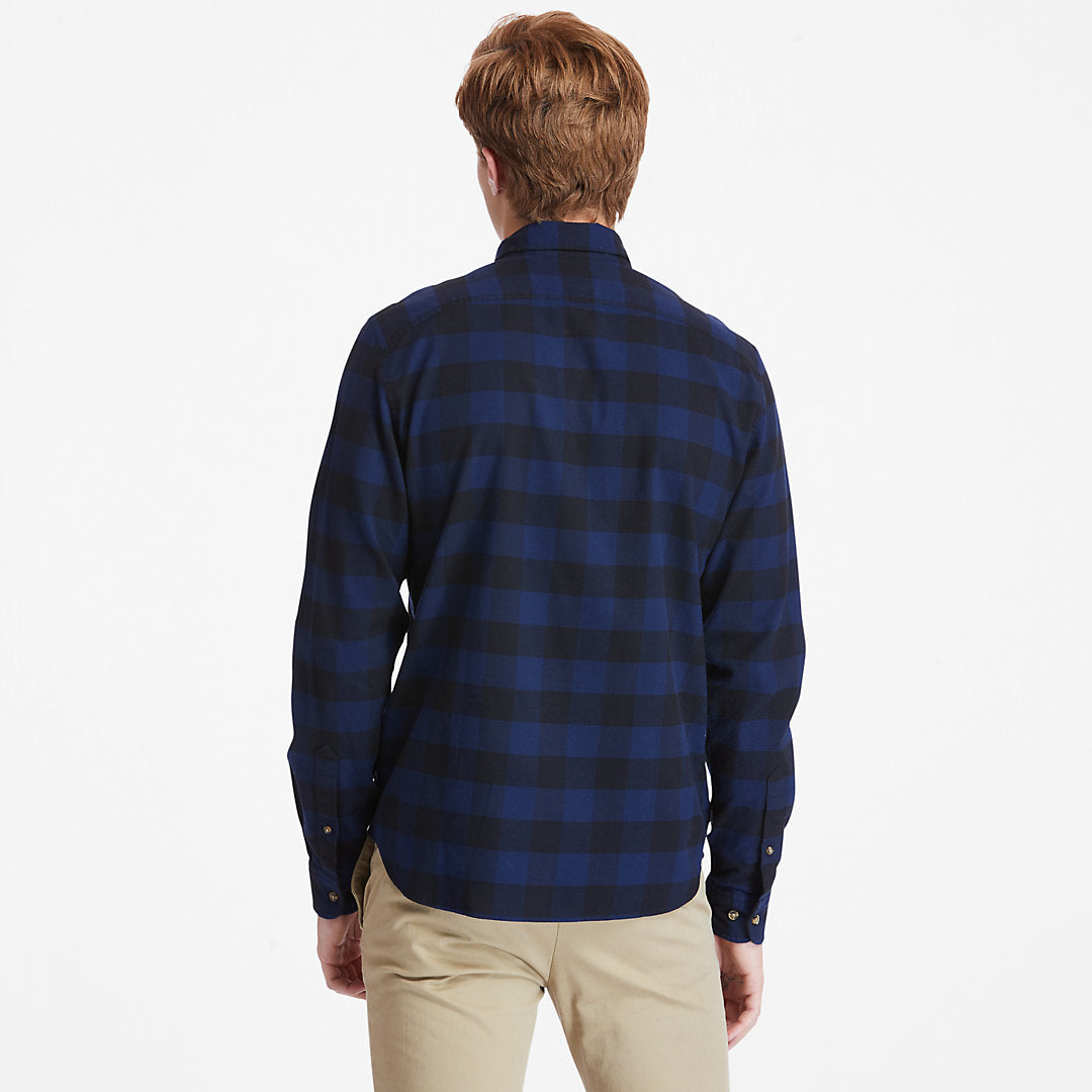 Timberland Mens Mascoma River Check Shirt for Men in Navy
