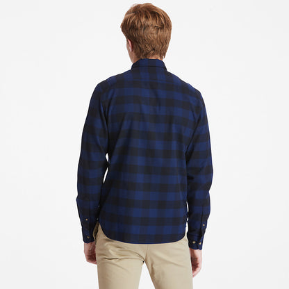 Timberland Mens Mascoma River Check Shirt for Men in Navy