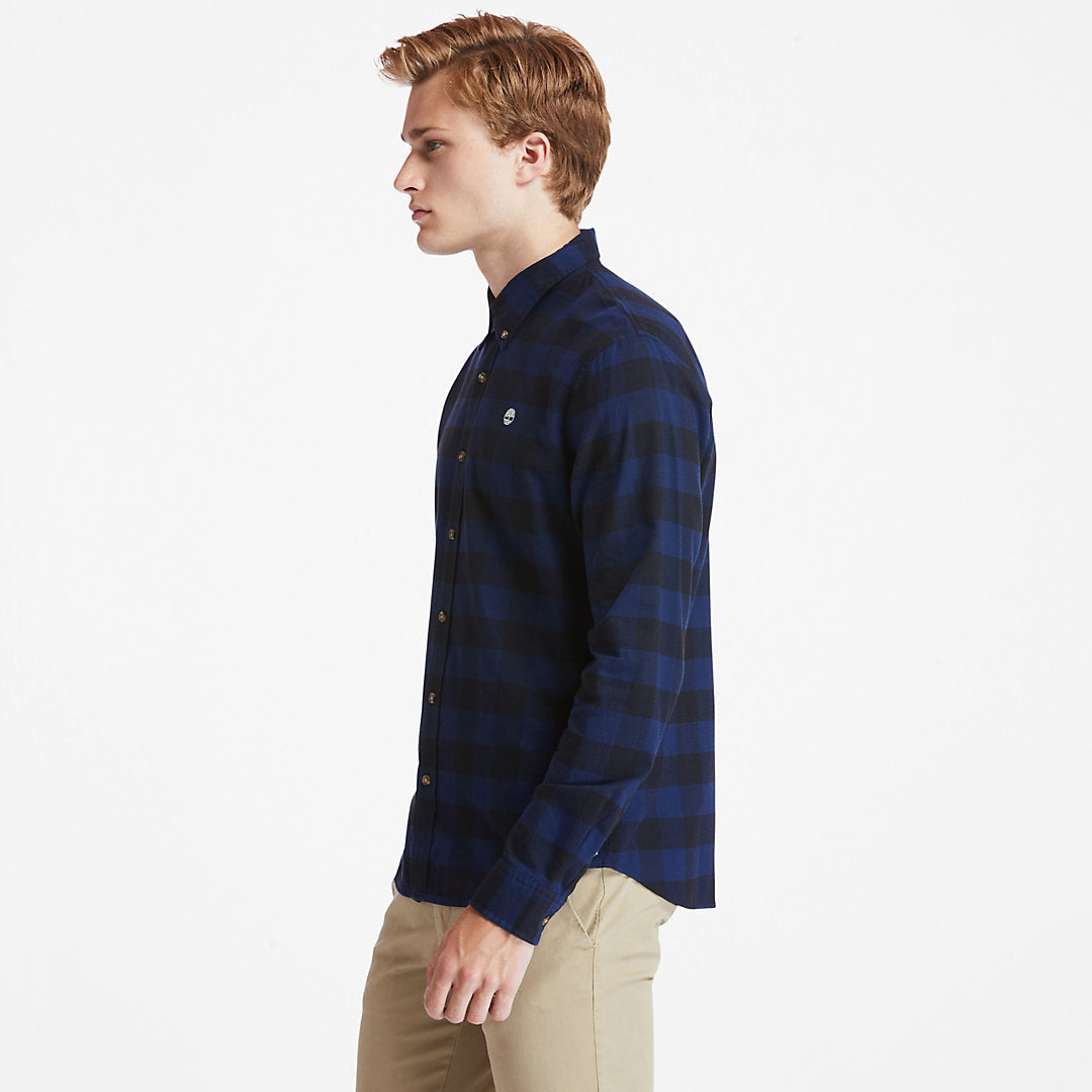 Timberland Mens Mascoma River Check Shirt for Men in Navy