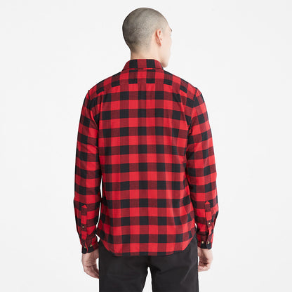 Timberland Mens Mascoma River Check Shirt for Men in Red