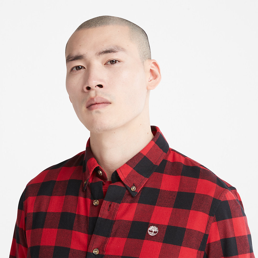 Timberland Mens Mascoma River Check Shirt for Men in Red