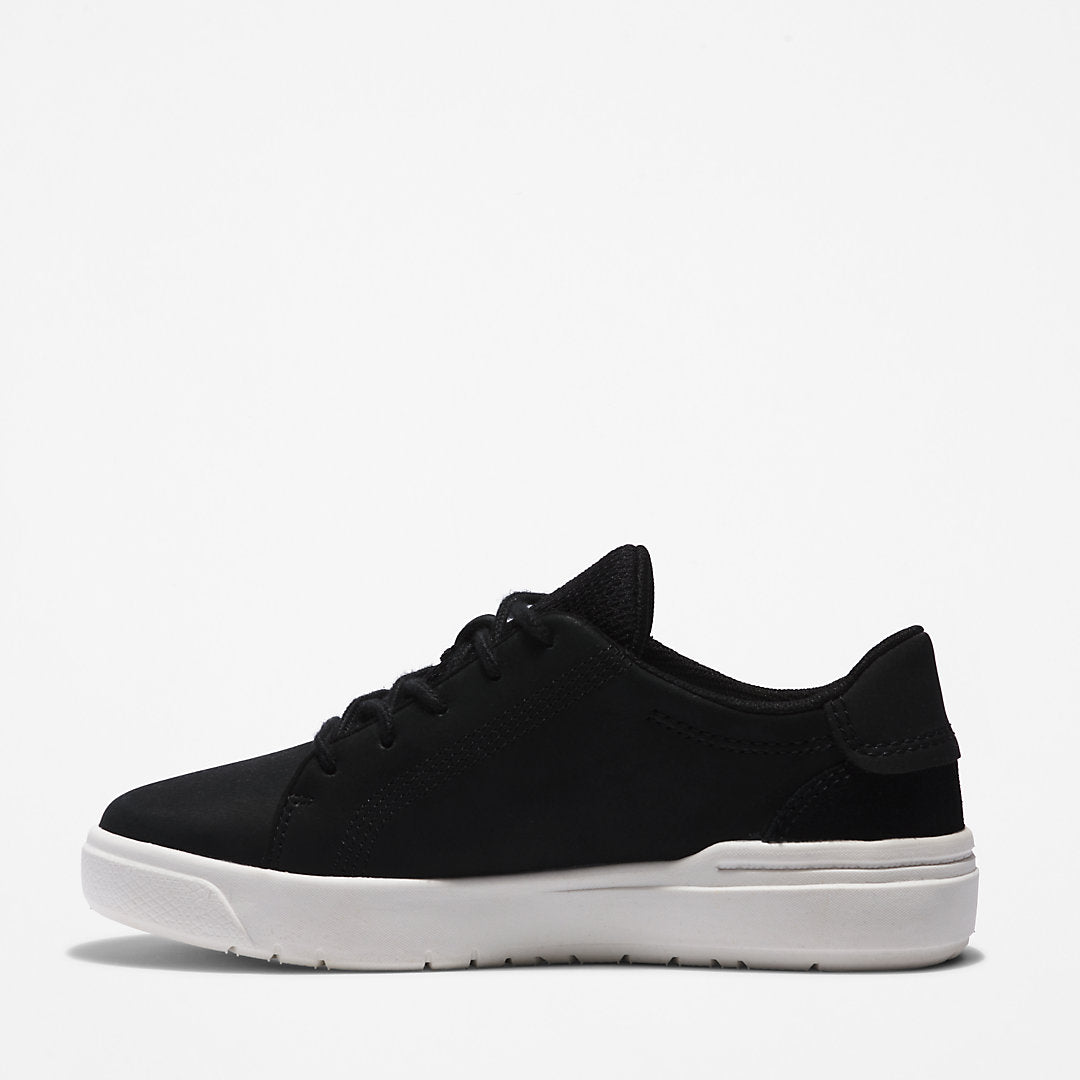 Timberland Kids Seneca Bay Leather Trainer for Kids in Black