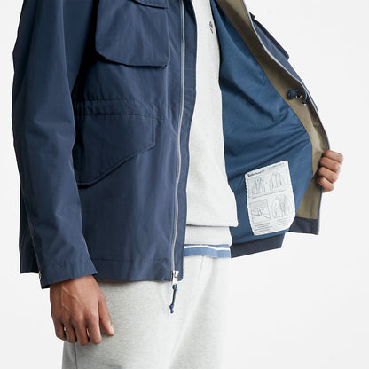 Timberland Mens Coastal Cool Bomber Jacket for Men in Navy