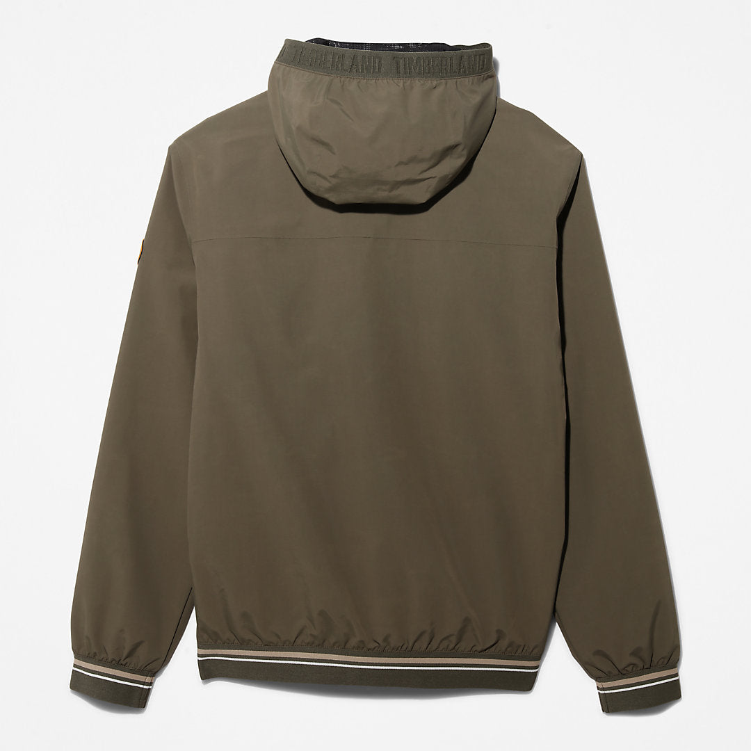 Timberland Mens Coastal Cool Hooded Bomber Jacket for Men in Green