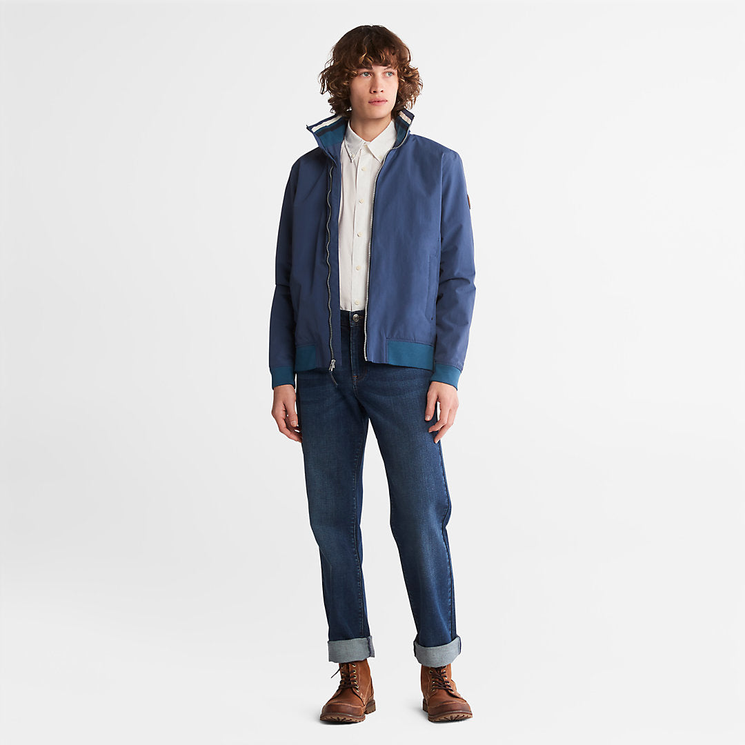 Timberland Mens Mount Lafayette Bomber Jacket for Men in Blue
