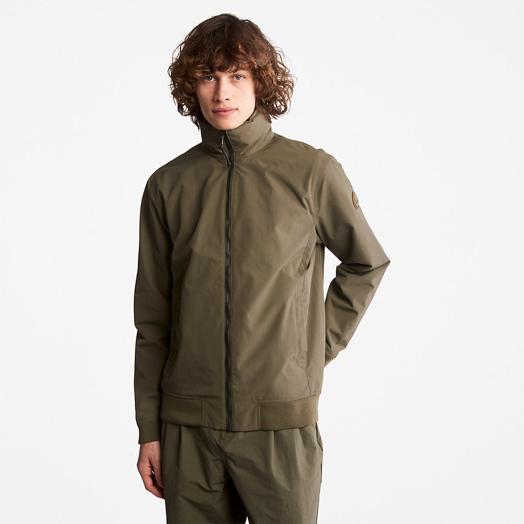Timberland Mens Mount Lafayette Bomber Jacket for Men in Green