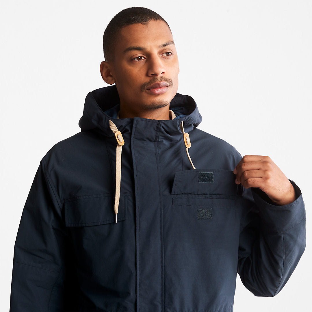 Timberland Mens Outdoor Heritage Field Parka for Men in Navy