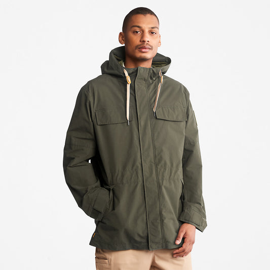 Timberland Mens Outdoor Heritage Field Parka for Men in Dark Green