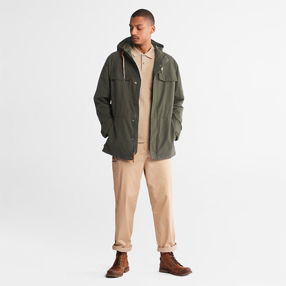 Timberland Mens Outdoor Heritage Field Parka for Men in Dark Green