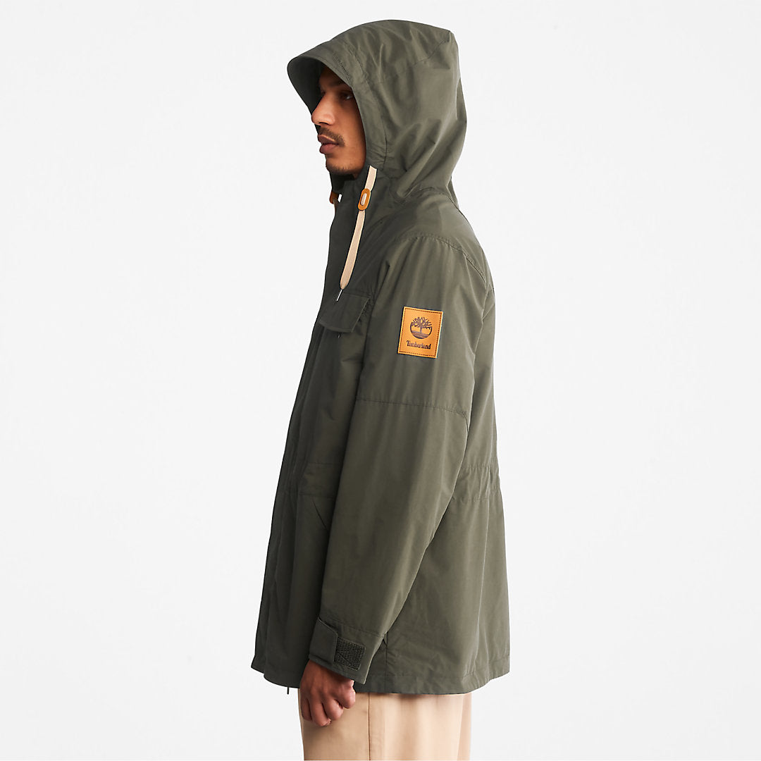 Timberland Mens Outdoor Heritage Field Parka for Men in Dark Green