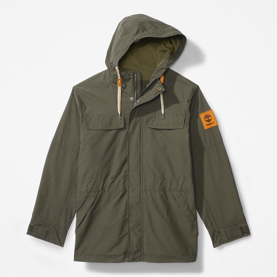 Timberland Mens Outdoor Heritage Field Parka for Men in Dark Green