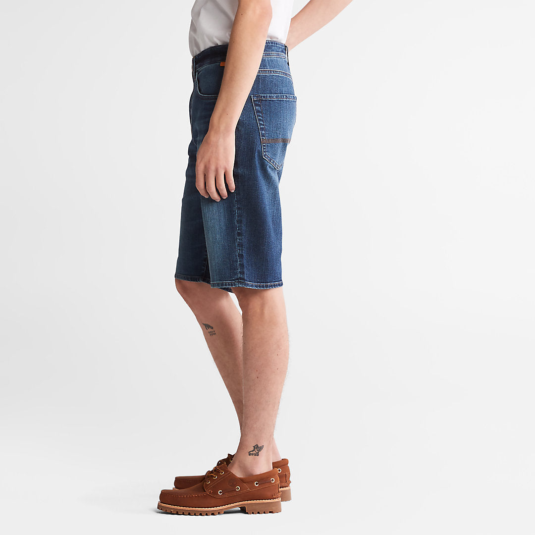 Timberland Mens Canobie Lake Denim Shorts for Men in Indigo