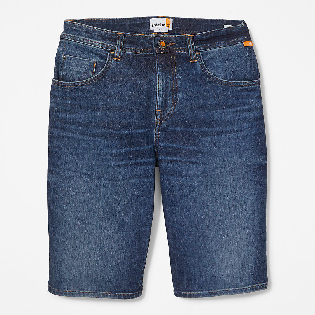 Timberland Mens Canobie Lake Denim Shorts for Men in Indigo