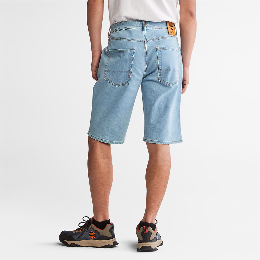 Timberland Mens Canobie Lake Denim Shorts for Men in Blue