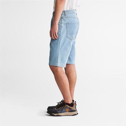 Timberland Mens Canobie Lake Denim Shorts for Men in Blue