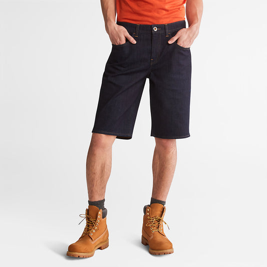 Timberland Mens Canobie Lake Denim Shorts for Men in Indigo