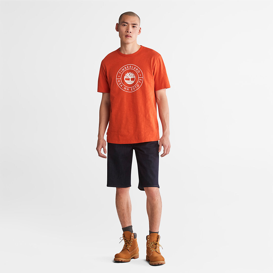 Timberland Mens Canobie Lake Denim Shorts for Men in Indigo