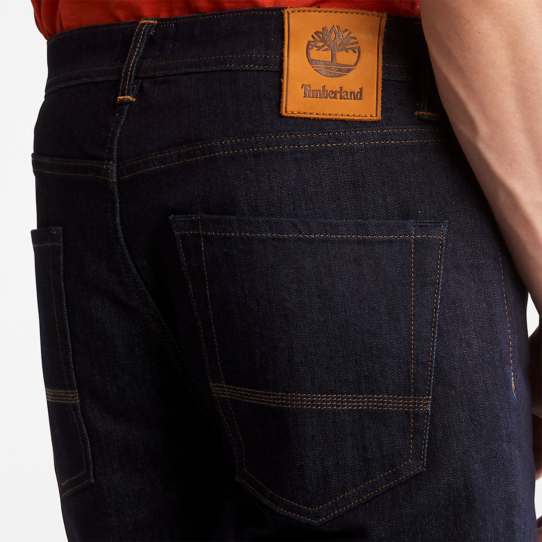 Timberland Mens Canobie Lake Denim Shorts for Men in Indigo
