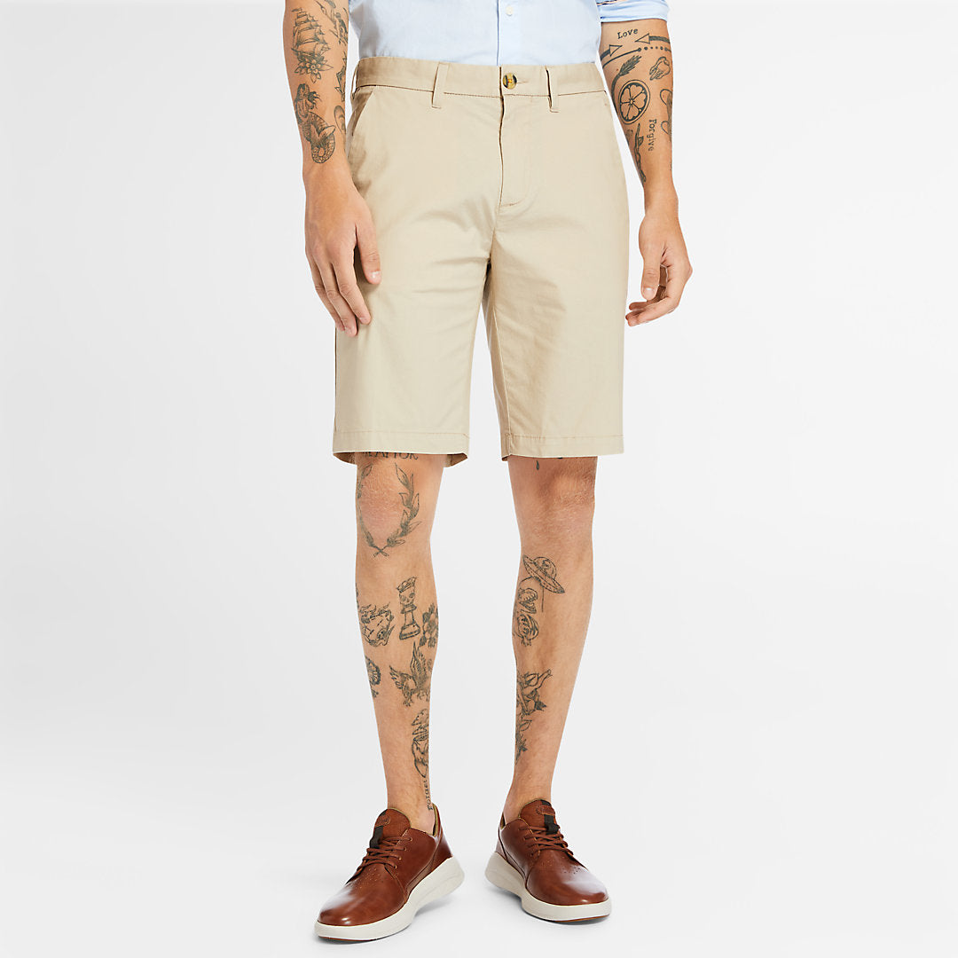 Timberland Mens Squam Lake Lightweight Shorts for Men in Beige