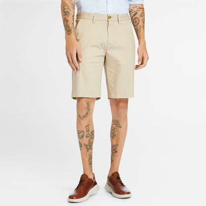 Timberland Mens Squam Lake Lightweight Shorts for Men in Beige