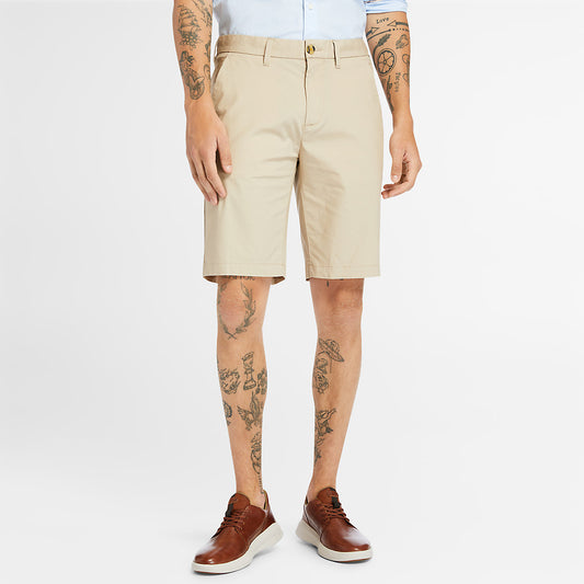 Timberland Mens Squam Lake Lightweight Shorts for Men in Beige