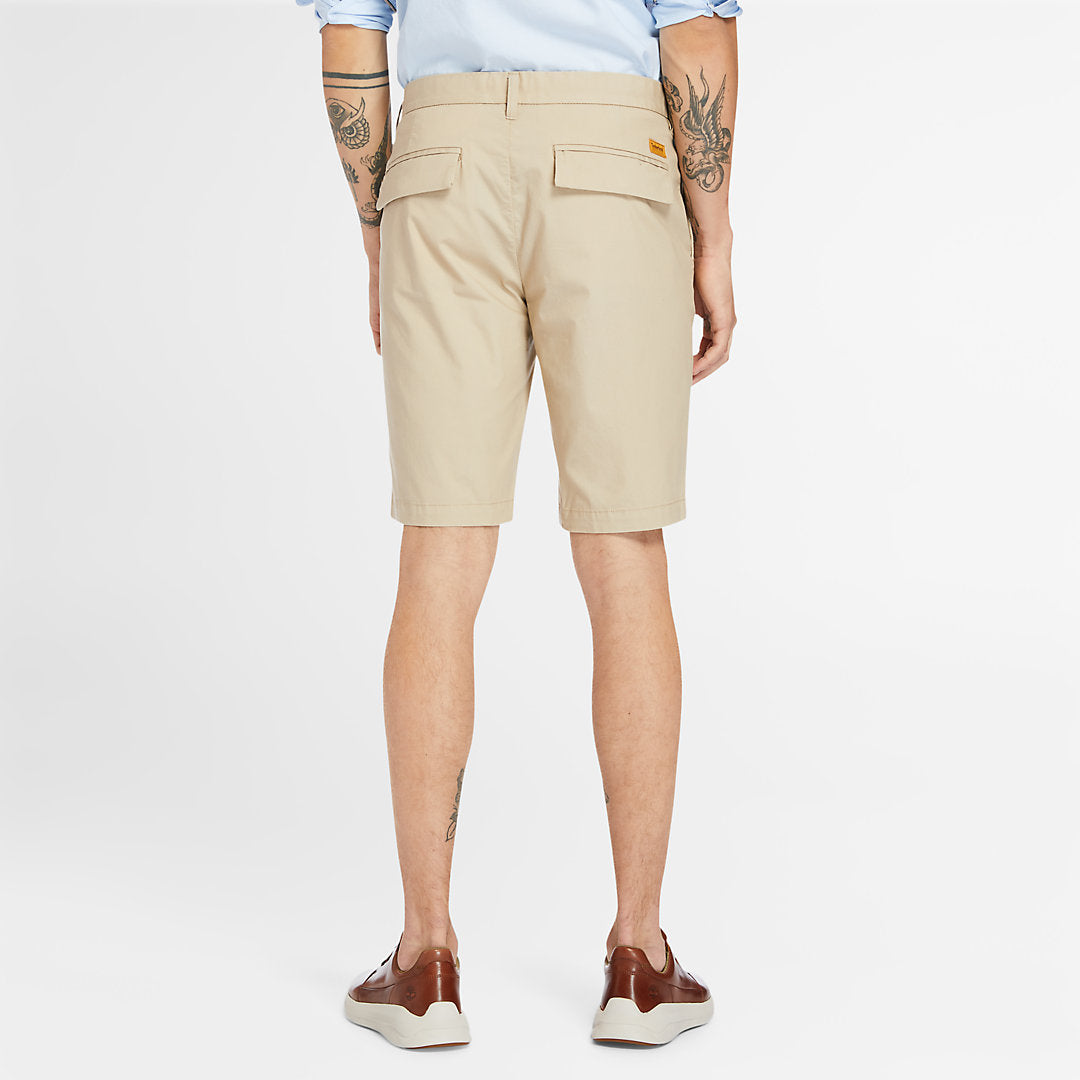 Timberland Mens Squam Lake Lightweight Shorts for Men in Beige