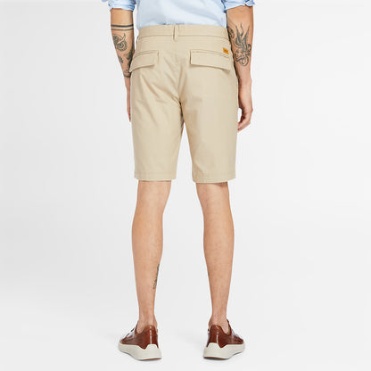 Timberland Mens Squam Lake Lightweight Shorts for Men in Beige