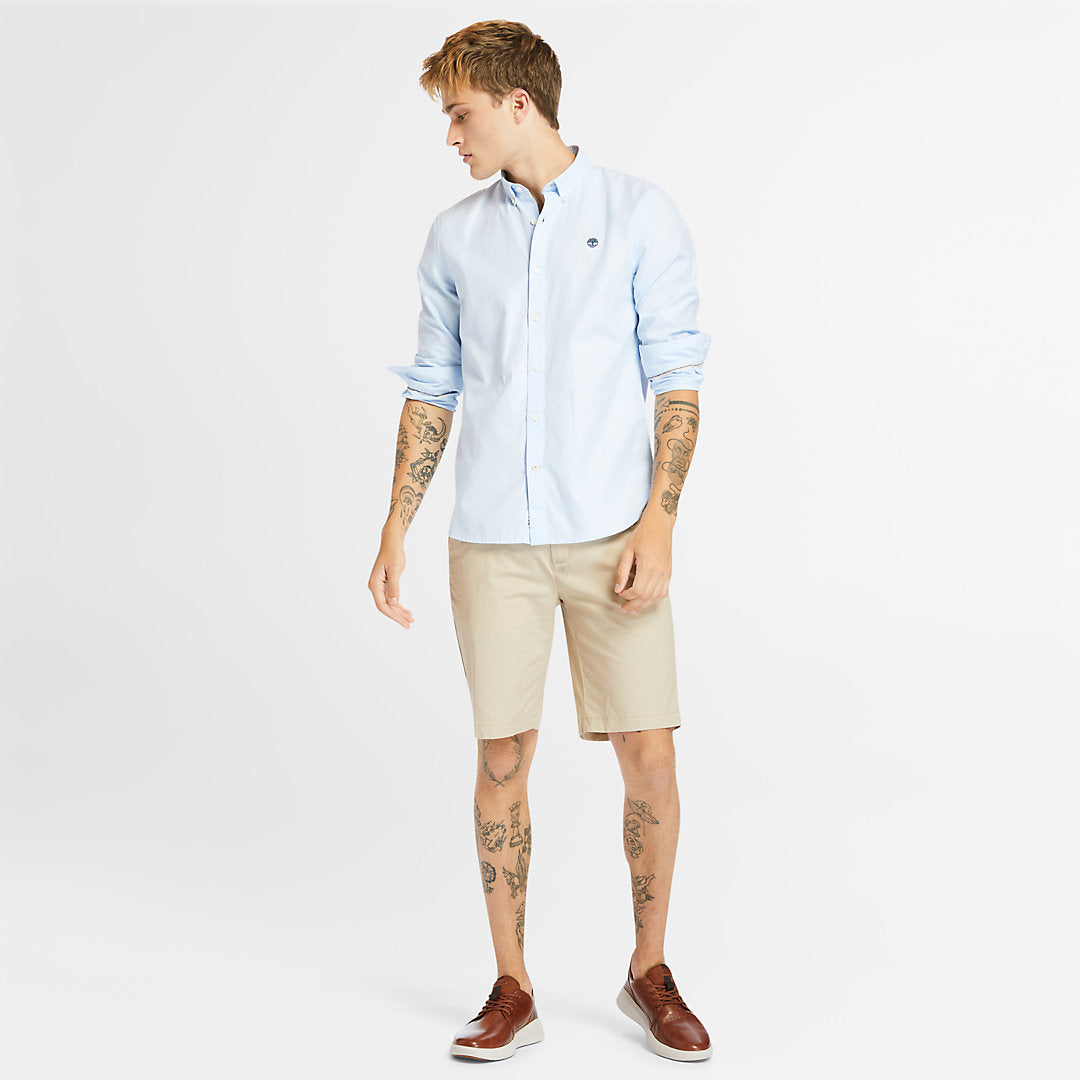 Timberland Mens Squam Lake Lightweight Shorts for Men in Beige