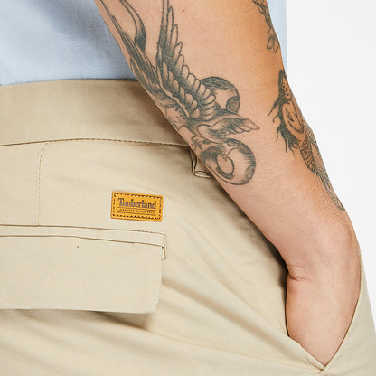 Timberland Mens Squam Lake Lightweight Shorts for Men in Beige