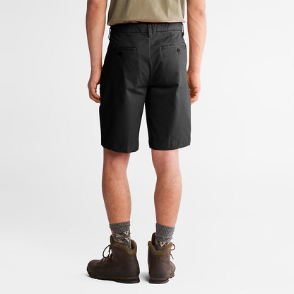 Timberland Mens Squam Lake Stretch Chino Shorts for Men in Black