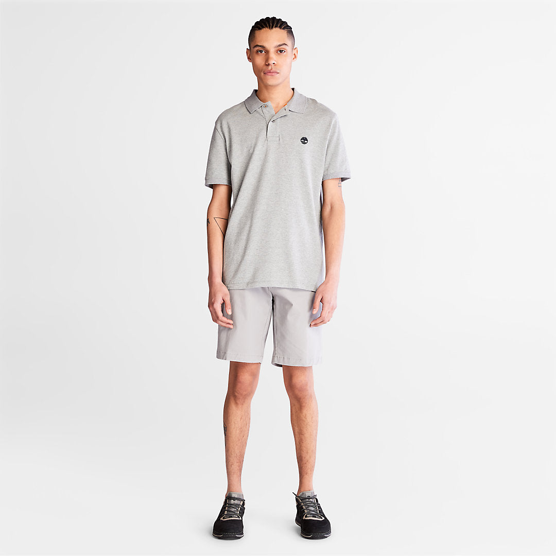 Timberland Mens Squam Lake Stretch Chino Shorts for Men in Grey