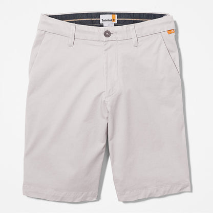 Timberland Mens Squam Lake Stretch Chino Shorts for Men in Grey