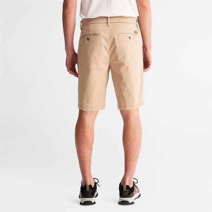 Timberland Mens Squam Lake Stretch Chino Shorts for Men in Beige
