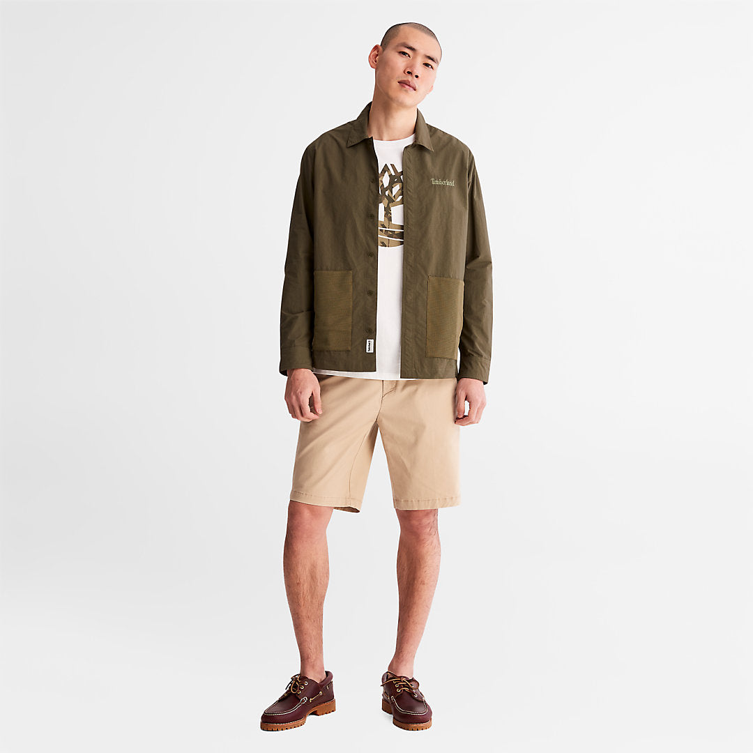Timberland Mens Squam Lake Stretch Chino Shorts for Men in Beige