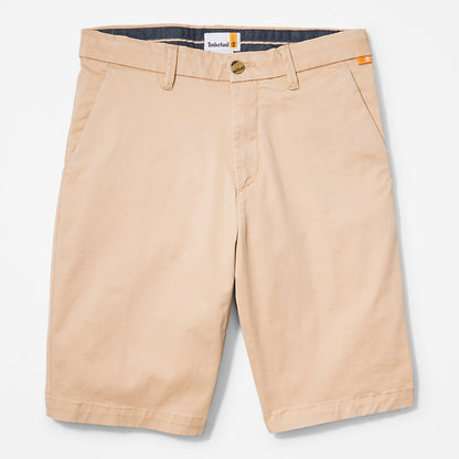 Timberland Mens Squam Lake Stretch Chino Shorts for Men in Beige