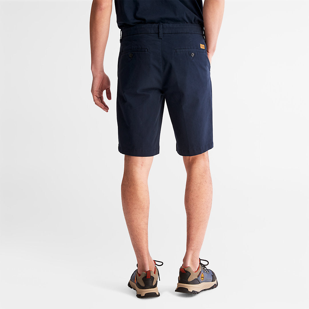 Timberland Mens Squam Lake Stretch Chino Shorts for Men in Navy