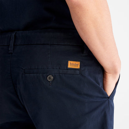 Timberland Mens Squam Lake Stretch Chino Shorts for Men in Navy