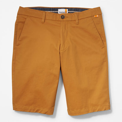 Timberland Mens Squam Lake Stretch Chino Shorts for Men in Dark Yellow