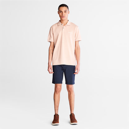 Timberland Mens Squam Lake Seersucker Shorts for Men in Navy
