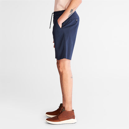 Timberland Mens Squam Lake Seersucker Shorts for Men in Navy