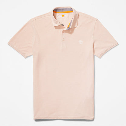 Timberland Mens Baboosic Brook Oxford Polo for Men in Light Pink