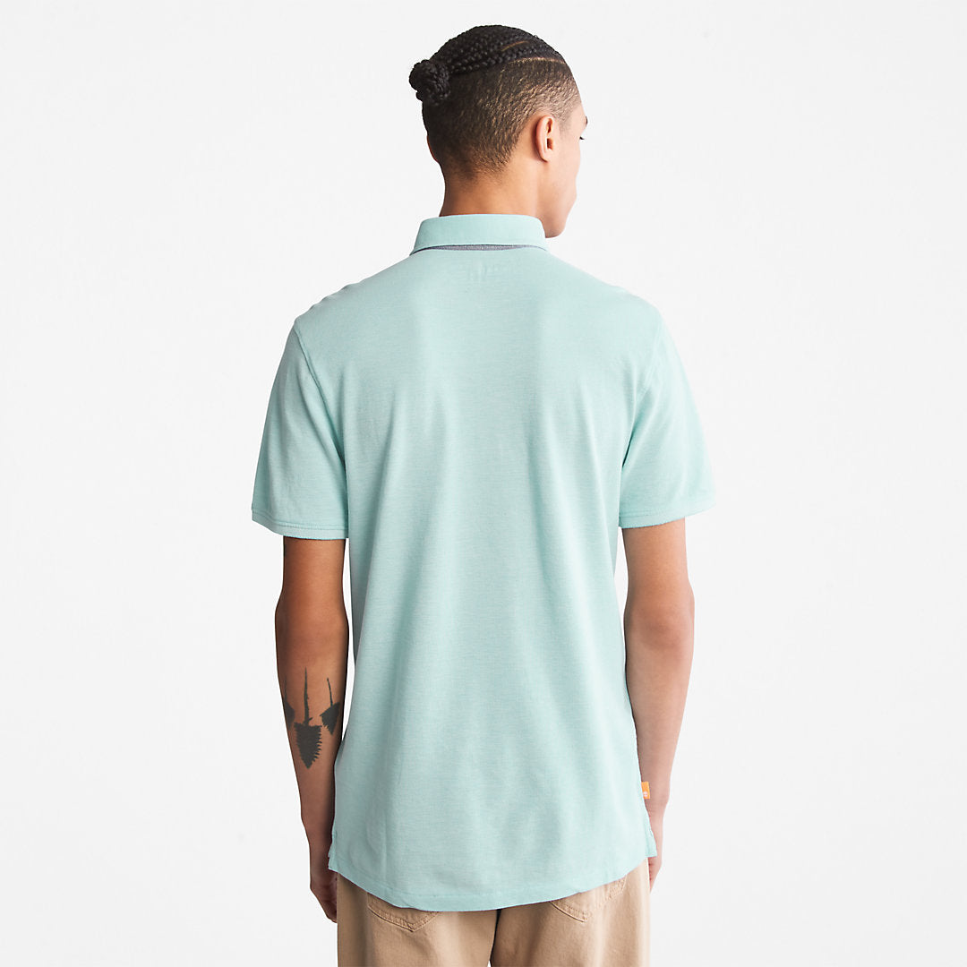 Timberland Mens Baboosic Brook Oxford Polo for Men in Green